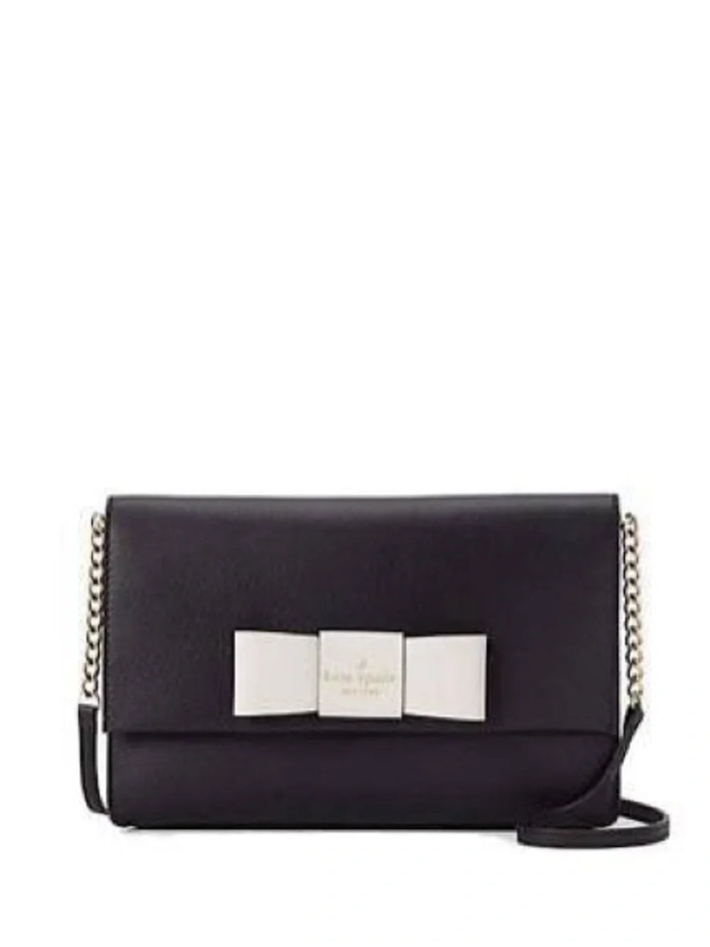 Kate Spade New York black and cream Zanni crossbody purse